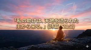 人生の行き止まりに「新しい道」を造る愛 （ 詩篇121:2） 絶望を希望に変える神様の優しい励まし