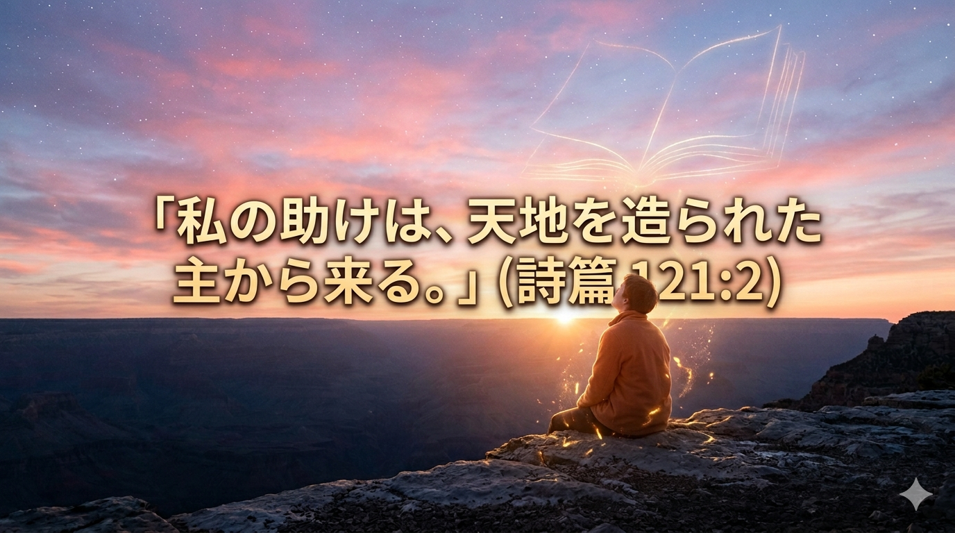 人生の行き止まりに「新しい道」を造る愛 （ 詩篇121:2） 絶望を希望に変える神様の優しい励まし