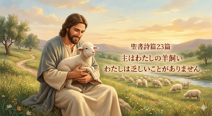 【詩篇２３篇】主はわたしの羊飼い。十字架で証明された「乏しいことがない」