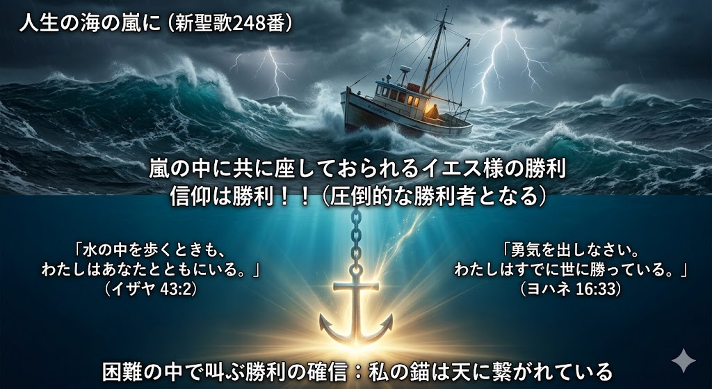 「わたしはすでに世に勝っている ― 嵐の中で聞くイエス様の声」