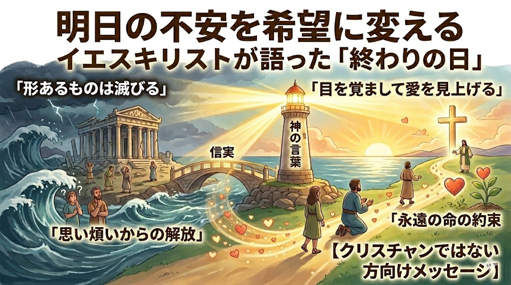 「明日の不安を希望に変える ―― イエスキリストが語った『終わりの日』」