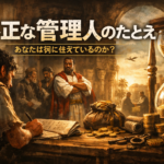 【不正な管理人のたとえ】神か、富か？二人の主人に仕えられない現実（ルカ16章）