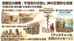 【民数記の概略】荒野の彷徨と、その先にある「真の救い主」