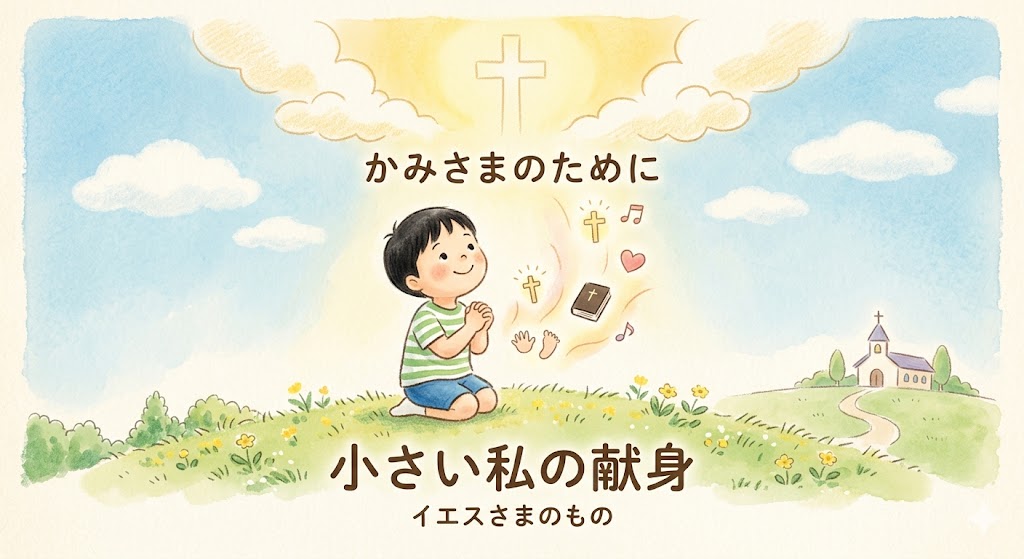 わたしのすべてはイエスさまのもの 〜ちいさな私から溢れる、大いなる献身の思い〜