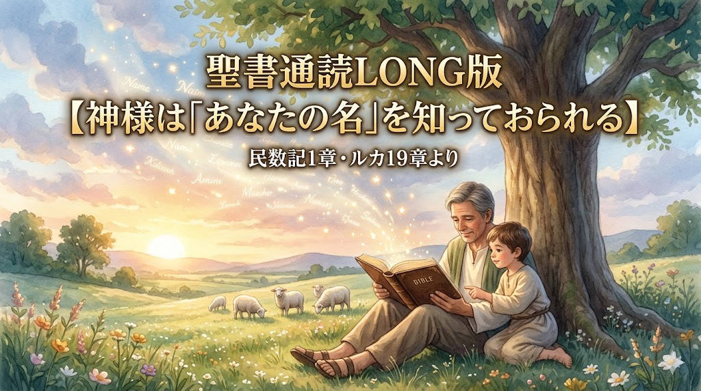 【ロング版4800文字】神様は「あなたの名」を知っておられる（民数記1章／ルカ19章）