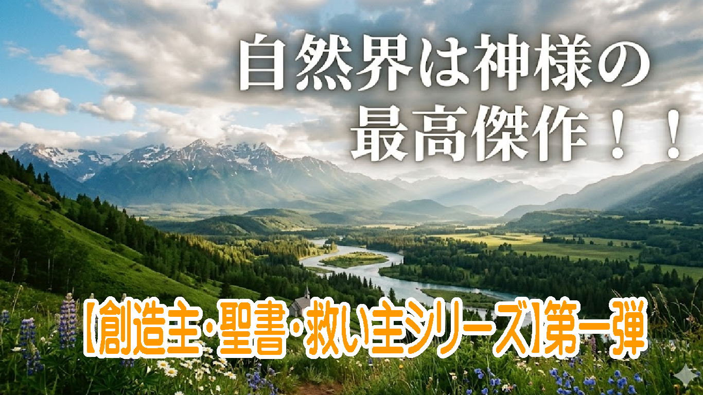 【創造主・聖書・救い主シリーズ】第一弾!!聖歌480番を通して 創造主神様の存在を知る