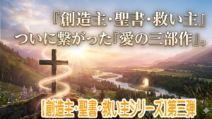 【創造主・聖書・救い主シリーズ】第三弾！！〜文字が肉体となり、目に見える愛として十字架で完成された「究極の福音」〜