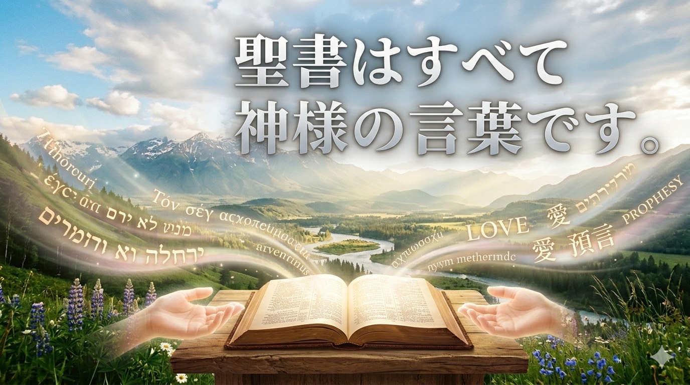【創造主・聖書・救い主シリーズ】第二弾!!沈黙を破って届けられた「神様からの手紙」(聖書の驚くべき真実)