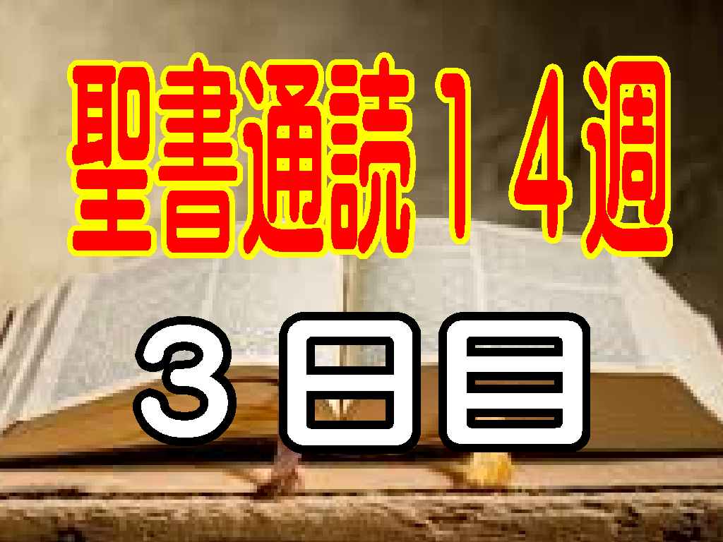 【聖書通読第14週 3日目】  人と比べずに主を見上げ、いのちのパンで満たされる（民数記12章/ヨハネ6章）