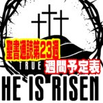 聖書通読第２３週　週間予定表