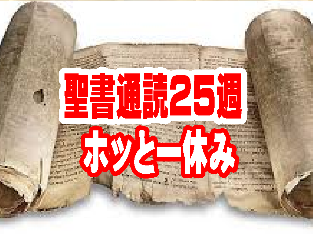 【聖書通読 第25週 7日目】ホッと一休み：魂の深呼吸――天の父なる神からの「愛の手紙」を胸に抱いて