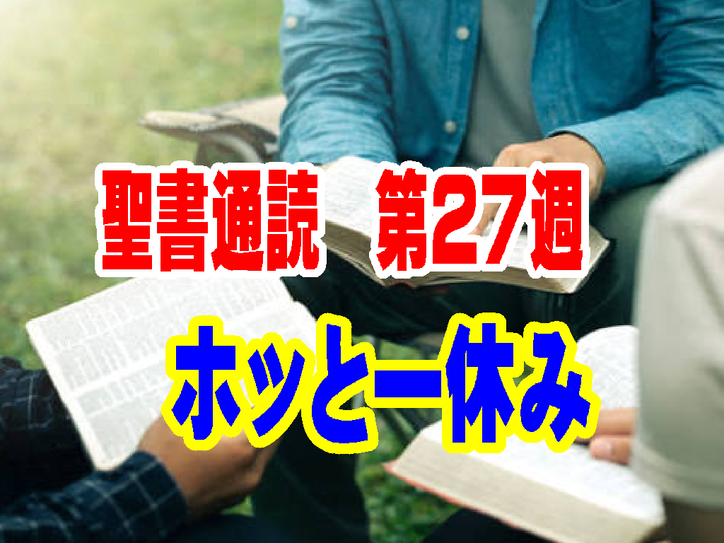 【聖書通読 第27週 ホッと一休み】もつれた糸が織りなす「恵みのタペストリー」――天の御父の膝の上で